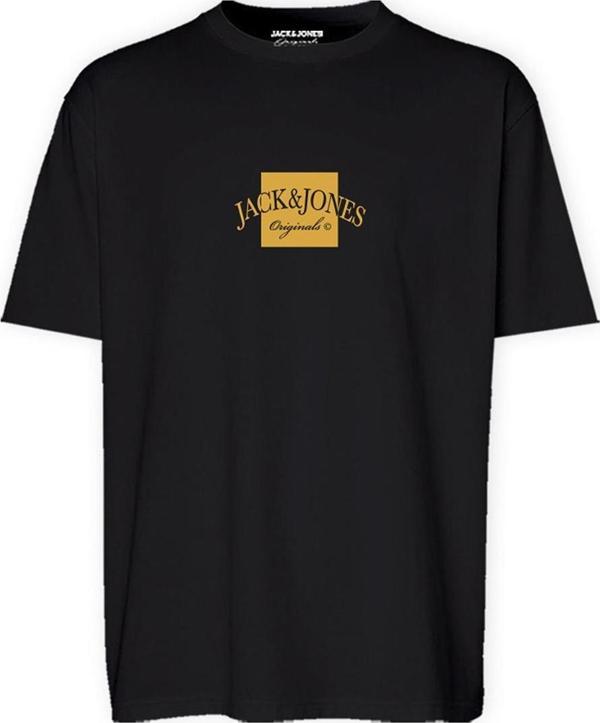 Jack&Jones 12277888 Jorboston Tee Ss Crew Neck Fst Siyah - Image 1