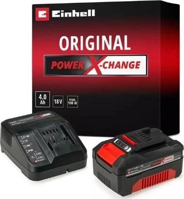 EİNHELL STARTER KİT AKÜ ŞARJ CİHAZI 18V 4.0 AH - Image 1
