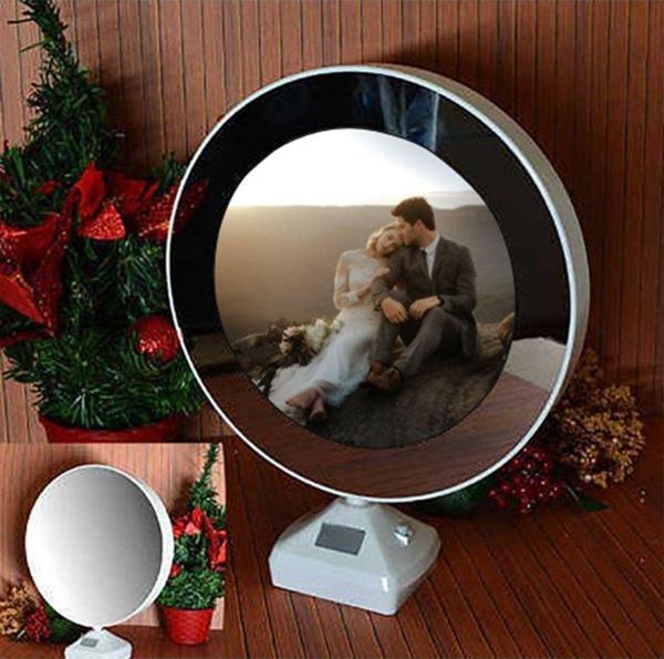 Verda Çerçeve Led Işıklı Sihirli Ayna Çerçeve! Fotoğraf Yüklenebilir! Dekoratif Masa Aynası - Image 1