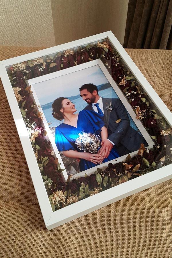 Verda Çerçeve 30X40 Cm 5 Cm Derinlikli Verda Anı Çerçevesi-Özel Gün Çiçeklerinizi Kendiniz Tasarlayın! Isimsiz - Image 1