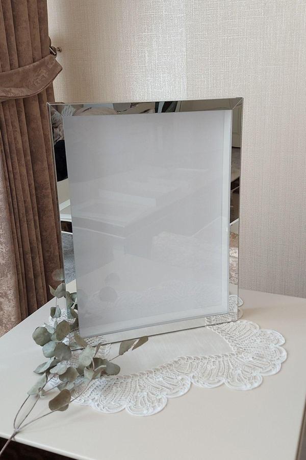 Verda Çerçeve 32X42 Cm Beyaz Gül Anı Çerçevesi! Fotoğraf Çerçevesi! Gül Anı Çerçevesi-Gelin Buketleri Için - Image 1