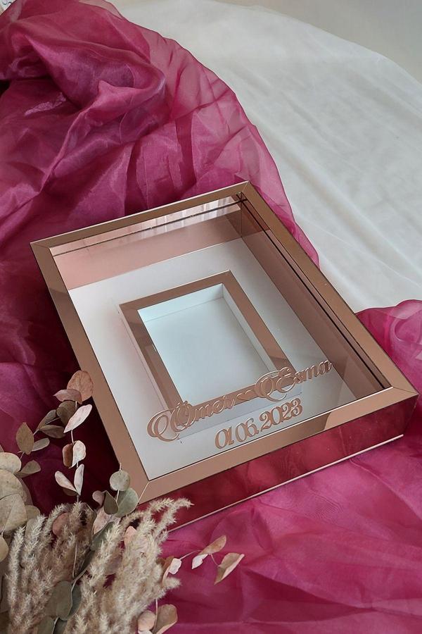 Verda Çerçeve 30X40 Cm Beyaz Gül Anı Çerçevesi! Fotoğraf Çerçevesi! Gül Anı Çerçevesi- - Image 1