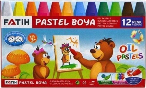 FATİH PASTEL BOYA 12Lİ - Image 1