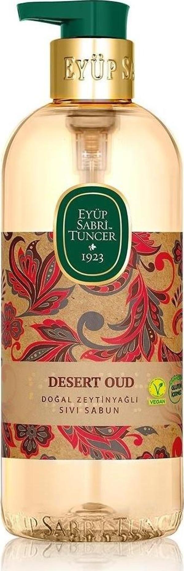 Eyüp Sabri Tuncer Desert Oud Doğal Zeytinyağlı Sıvı Sabun 500 Ml - Image 1