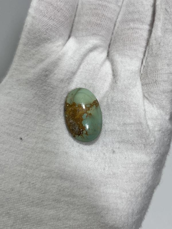 Okyanus Temalı Doğal Kabaşon Firuze Taşı 20,8 Karat - Turkuaz Taşı 4,18 Gram - Image 1