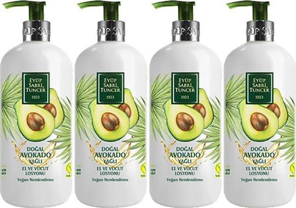 Eyüp Sabri Tuncer Doğal Avokado Yağlı El Ve Vücut Losyonu 500 ML x 4 Adet - Image 1