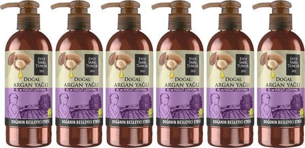 Eyüp Sabri Tuncer Doğal Argan Yağlı El Ve Vücut Losyonu 250 ML x 6 Adet - Image 1