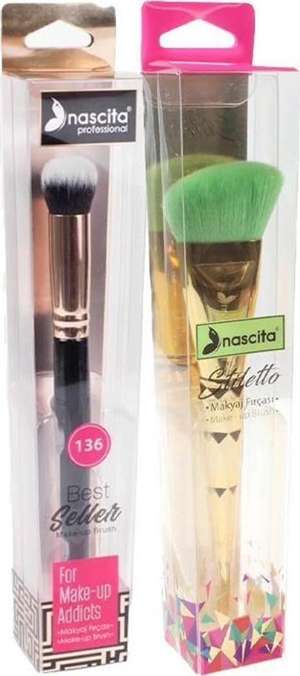 Nascita Oval Yapılı Kapatıcı ve Fondöten Fırçası - Image 1
