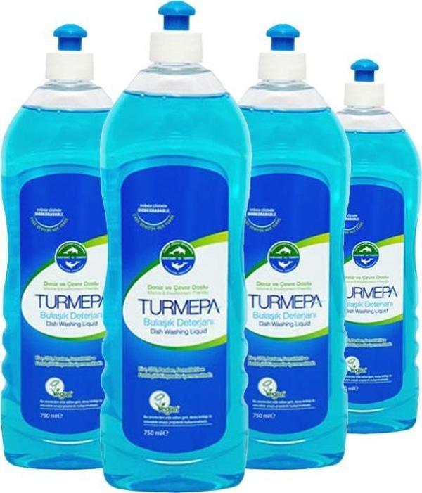 Turmepa Elde Yıkama Bulaşık Deterjanı 750 ml X 4 Adet - Image 1