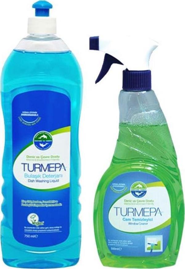 Turmepa Cam Temizleyici ve Elde Yıkama Bulaşık Deterjanı - Image 1