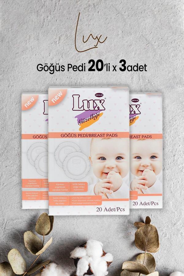Lux Göğüs Pedi 20' li x 3 Adet - Image 1