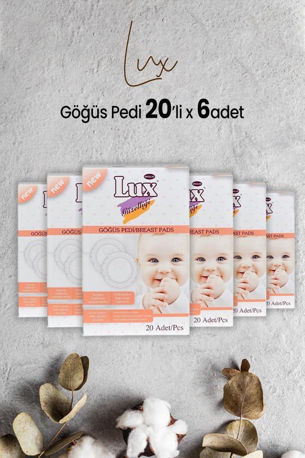 Lux Göğüs Pedi 20' li x 6 Adet - Image 1