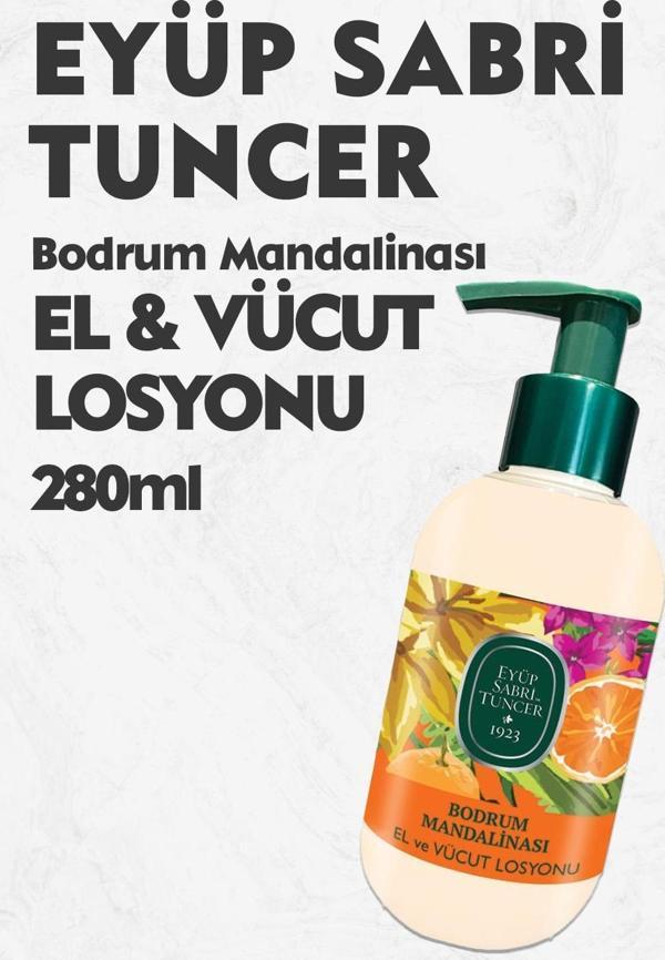 Eyüp Sabri Tuncer Bodrum Mandalinası El ve Vücut Losyonu 280 ml - Image 1