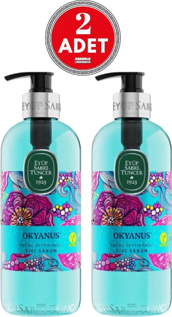 Eyüp Sabri Tuncer Doğal Zeytinyağlı Sıvı Sabun Okyanus 500 ml x 2 Adet - Image 1