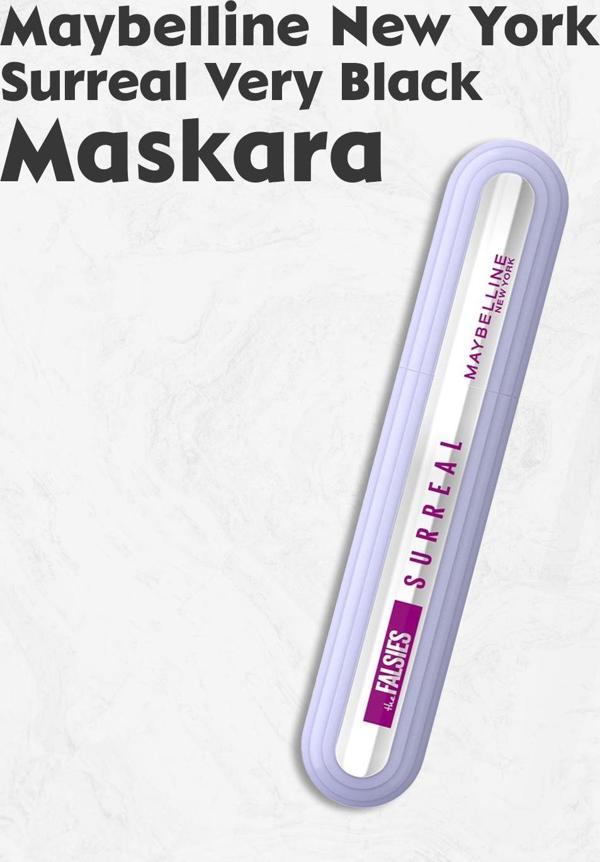 Maybelline New York Surreal Very Black Maskara - Image 1