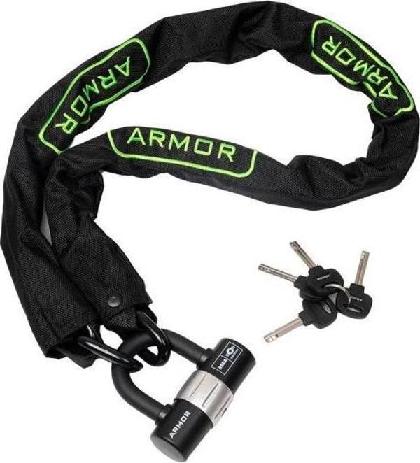 Armor Motosiklet İçin Yüksek Güvenlikli Dövme Çelik Zincir Kilit 10mmx1.20Mt-810 MV - Image 1