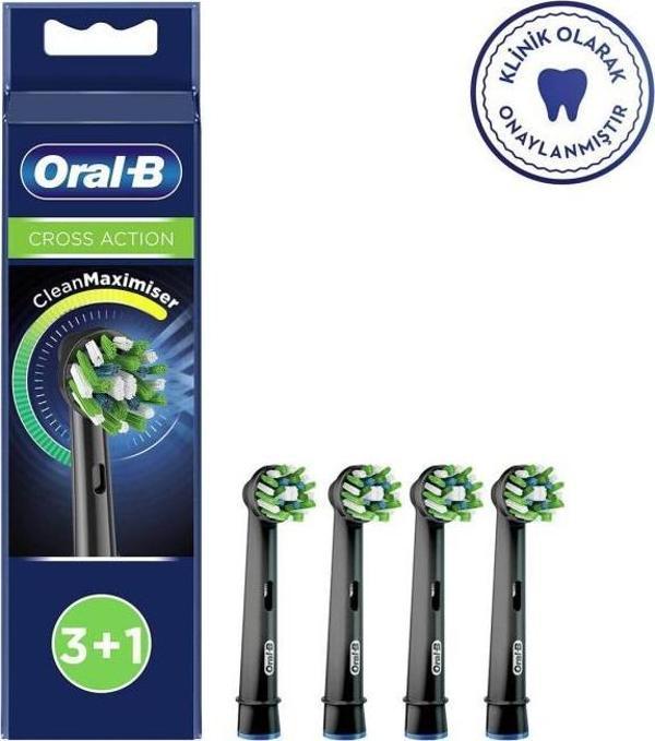 Oral-B Cross Action 3+1 Cleanmaximizer Teknolojili Yedek Fırça Başlığ - Image 1