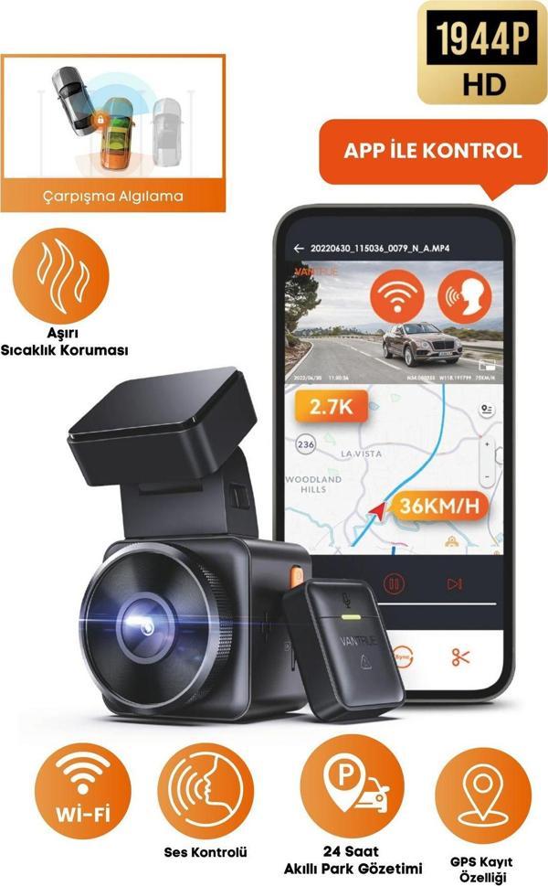 Vantrue Element 1 Araç İçi Kamera - Image 1