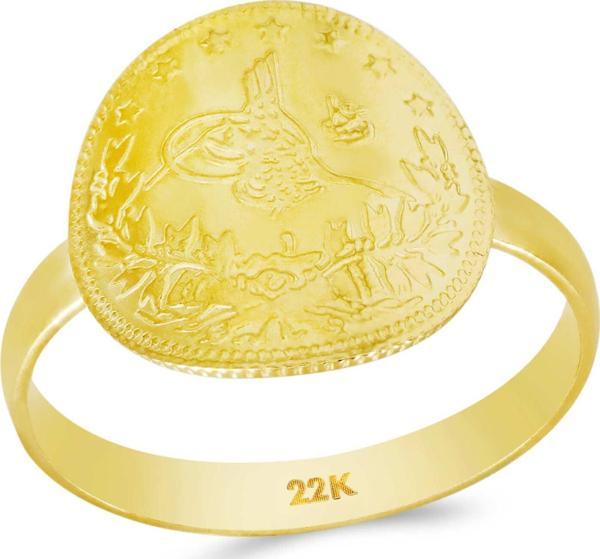 T51 Tuğrul Altın Altın Yüzük   - Image 1