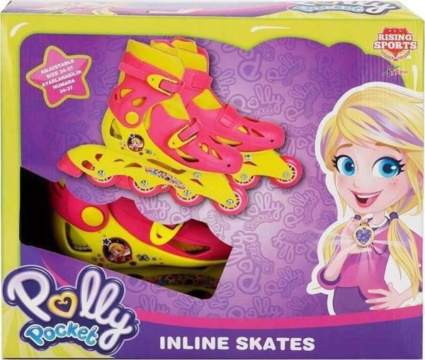 02466 Polly Pocket Inline 4 Teker Paten 34-37 - Image 1