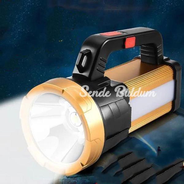 6 Mod Şarjlı El Feneri Projektör Tipi  Wt615 - Image 1