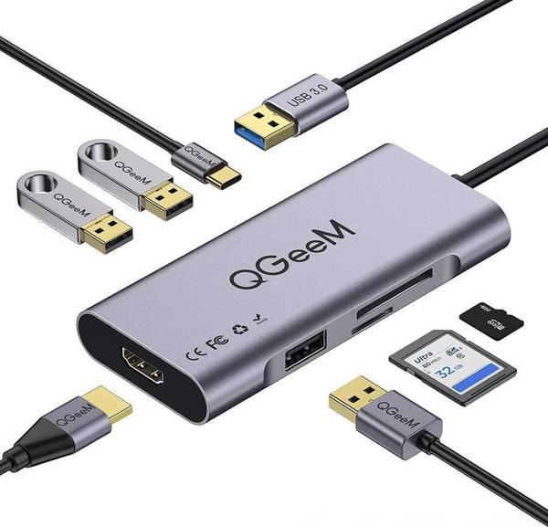 Qgeem QG-UH07-A Usb 3.0 Hub - Image 1