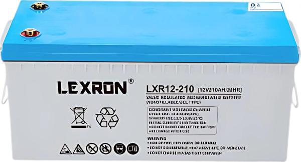Lexron 12V 210AH Deep Cycle Nano Carbon Jel Akü - Image 1