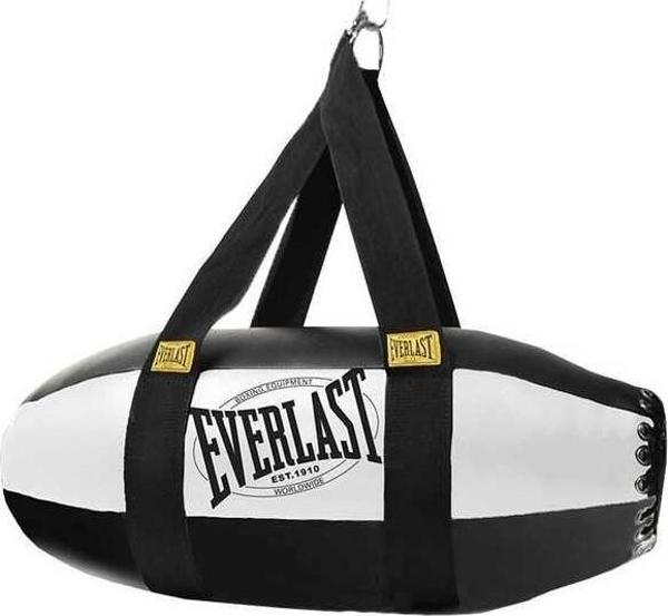Everlast 1910 Torpedo Bag Black/White 74X30Cm Boks Torbası P00002274 - Image 1