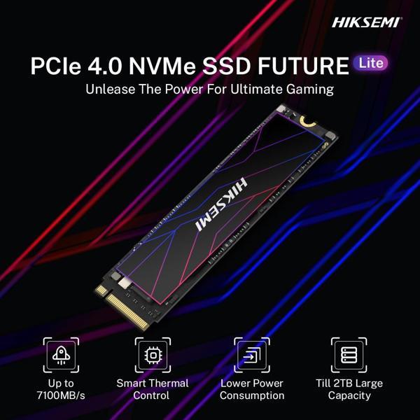 Hiksemi 1024GB NVMe PCI-e Gen 4x4 HS-SSD-FUTURE Lite 1024G SSD - Image 1