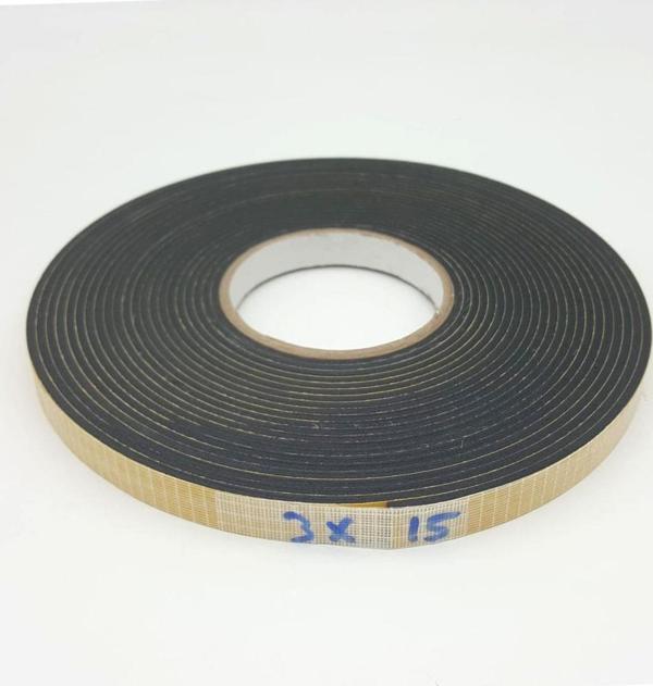 Contacall Kapı Pencere Bandı / Yapışkan Kapı Pencere Süngeri Eva-3Mmx15Mm-Siyah-10 Metre - Image 1