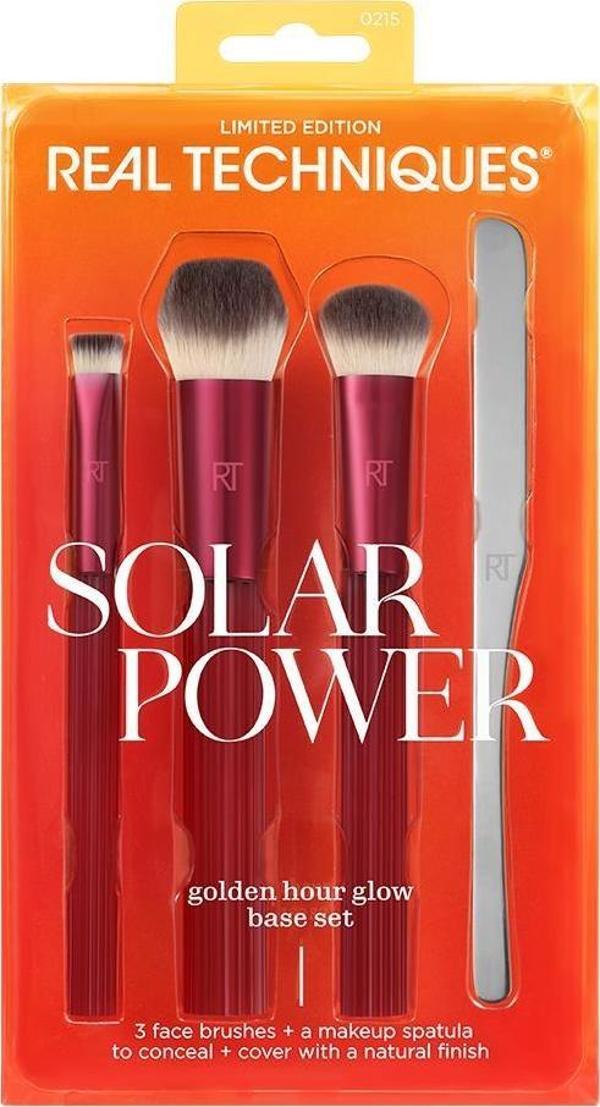 Real Techniques RT-021561 Solar Power Golden Hour Limited Edition Makyaj Fırça Seti - Image 1