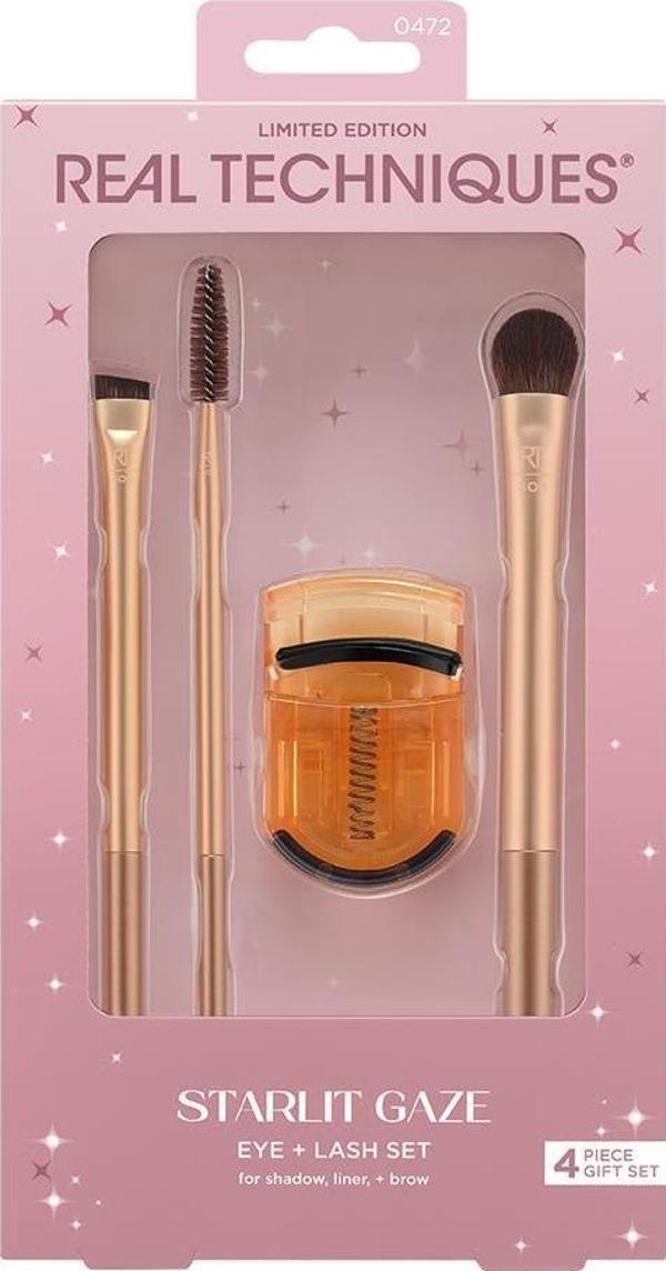 Real Techniques RT-7210 Starlit Gaze Eye and Lash Limited Edition Göz ve Kirpik Makyaj Fırça Seti - Image 1