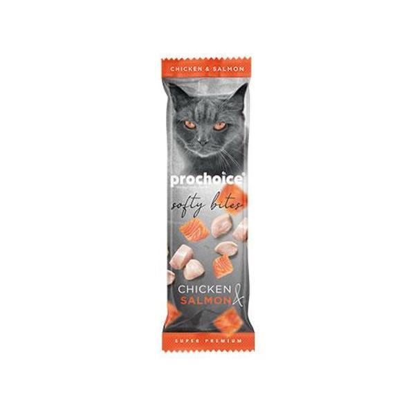 Pro Choice Softy Bites Tavuklu ve Somonlu Yumuşak Kedi Ödül Maması 24 Adet 10 Gr - Image 1