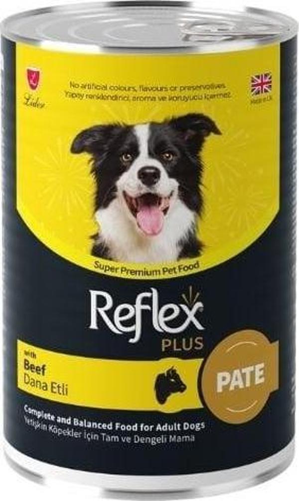 Reflex Plus Pate İçinde Dana Etli Yetişkin Konserve Köpek Maması 395 Gr - Image 1