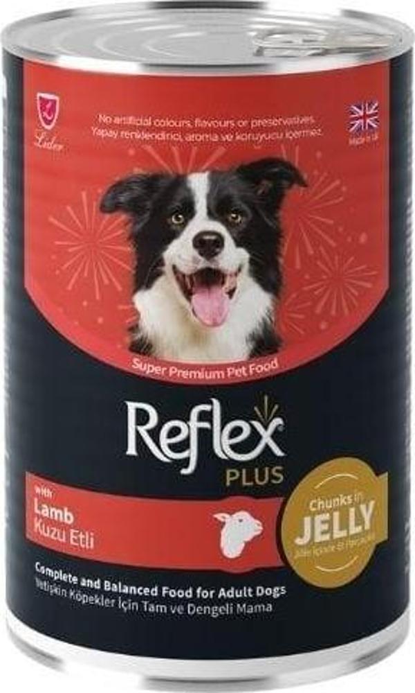 Reflex Plus Jöle İçinde Kuzu Etli Yetişkin Konserve Köpek Maması 400 Gr - Image 1
