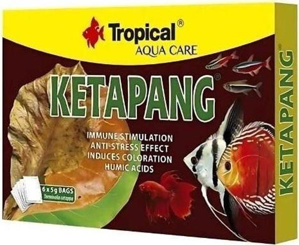 Tropical Ketapang Tozu Akvaryum Suyu Düzenleyicisi 5 Gr 6 Adet - Image 1