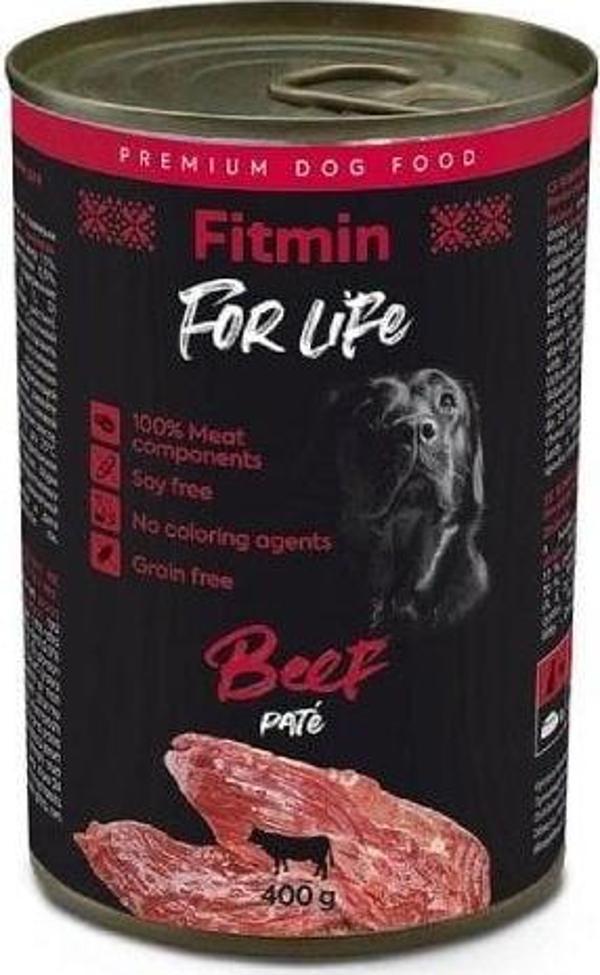 Fitmin For Life Biftekli Pate Yetişkin Konserve Köpek Maması 400 Gr - Image 1