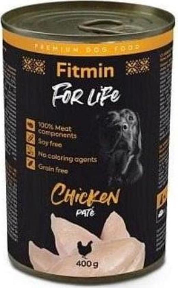 Fitmin For Life Tavuk Etli Pate Yetişkin Konserve Köpek Maması 400 Gr - Image 1