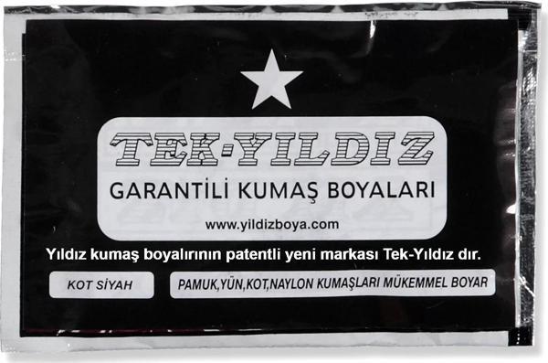 TekYıldız Kumaş Boyası - Siyah - Image 1