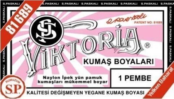 Viktoria Kumaş Boyası - 01 Pembe - Image 1