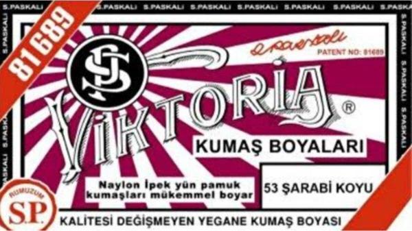 Viktoria Kumaş Boyası - 53 Şarabi Koyu - Image 1