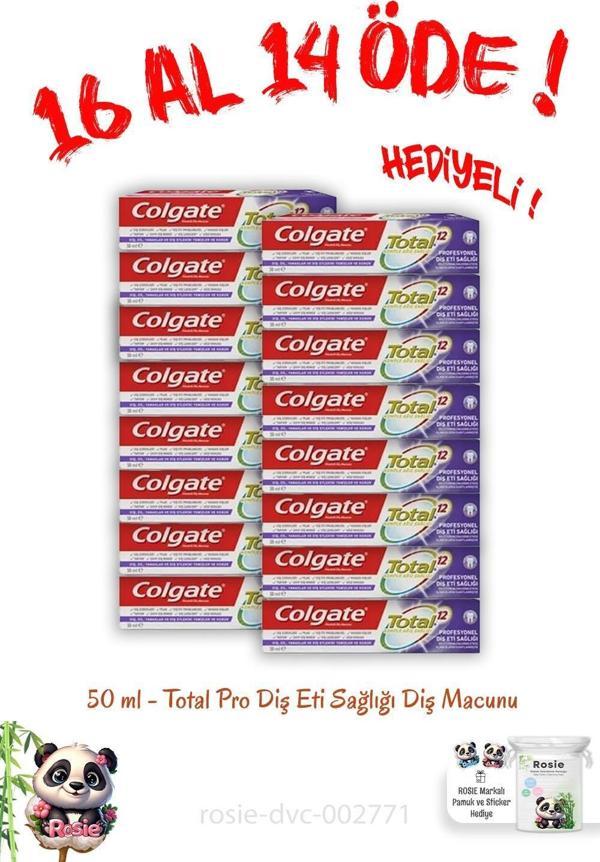 16 Al 14 Öde Total Pro Diş Eti Sağlığı Diş Macunu 50 ml - Image 1