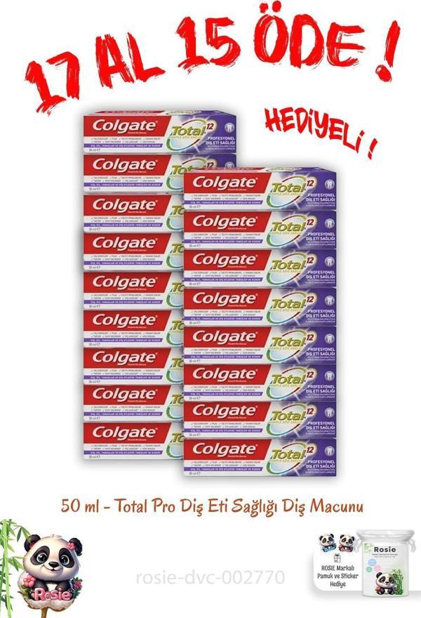 17 Al 15 Öde Total Pro Diş Eti Sağlığı Diş Macunu 50 ml - Image 1