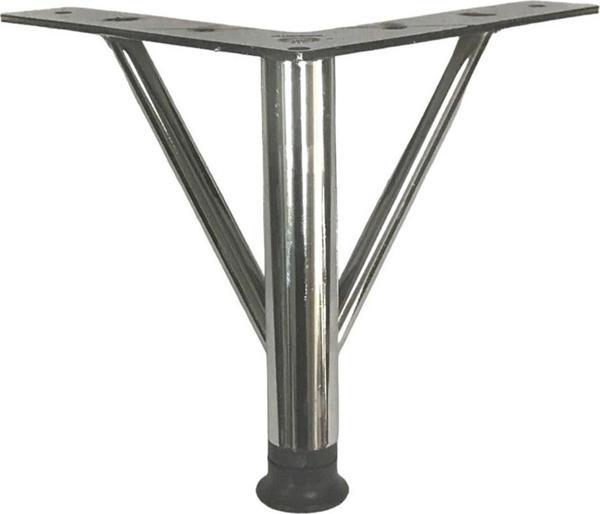 Firkete Ayak Metal 20 cm Krom Mobilya Koltuk Ayağı  - Image 1