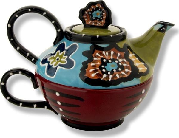Cambria Dekoratif Porselen Çaydanlık - Image 1
