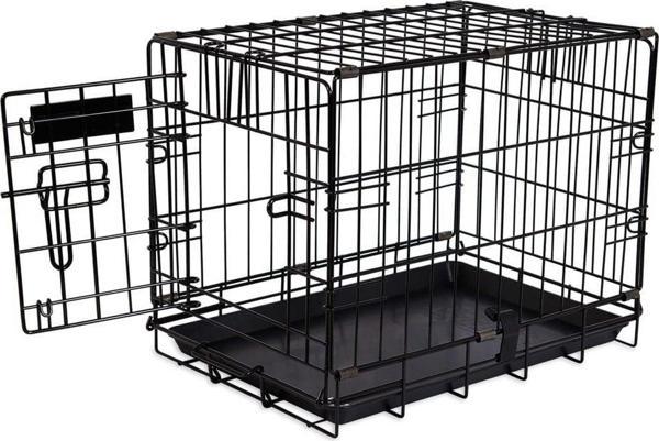 Petmate İki Kapılı Tel Kafes 48x30x36 Cm - Image 1