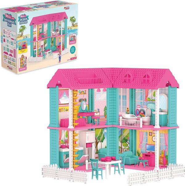 Mila'nın Okyanus Evi - Ev Oyuncak - Milanın Okyanus Ev Seti - Barbie Ev Seti - Rüya Evi - Oyun Evi - Image 1
