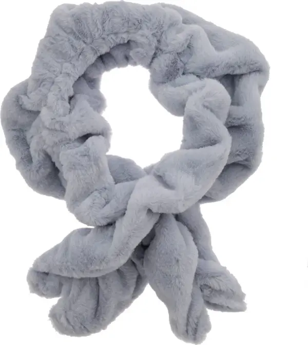 Kadın Puly Peluş Atkı Gri - Image 1