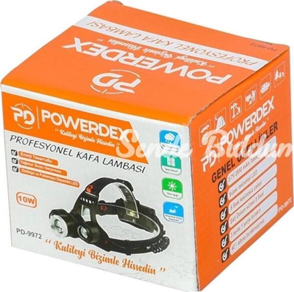 10 W Şarjlı Metal Yağmur Suyu Geçirmez Kafa Lambası  Feneri - Image 1