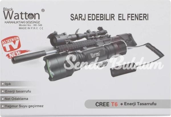 Güçlü  Aparat Uyumlu Şarjlı Fener  Wt149 - Image 1